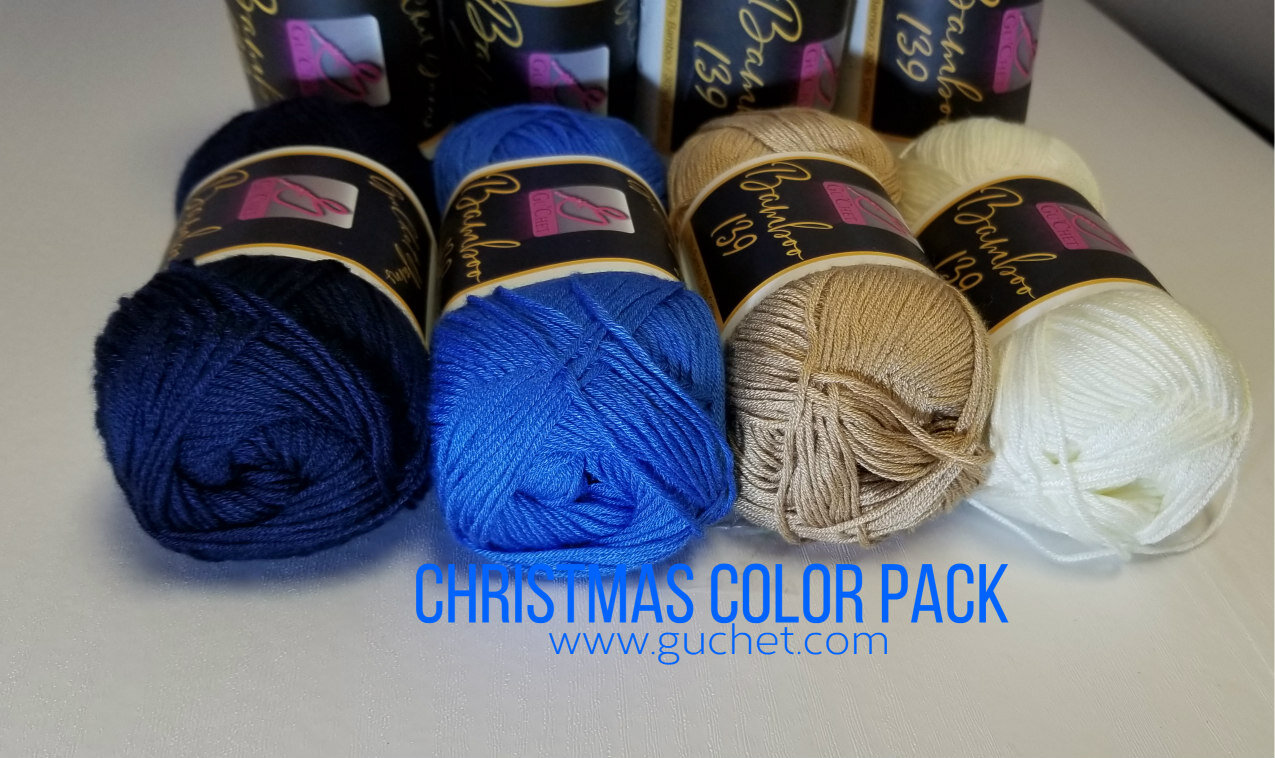 YARN GIFT SET - BLUE/GOLD - FREE SHIPPING —  - Yarns, Patterns  and Accessories
